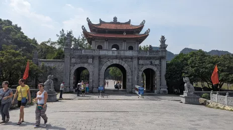 King Dinh temple in Ninh Binh, Vietnam