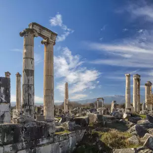 City of Aphrodisias with ancient ruins, Turkey