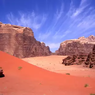 Four wheel drive in Wadi Rum