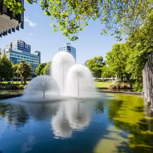 Ferrier Fountain in Victoria Square, Christchurch New Zealand