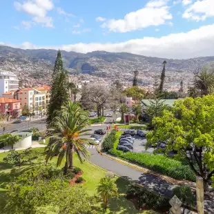 Scenery around Funchal, a city of the portuguese island named Madeira