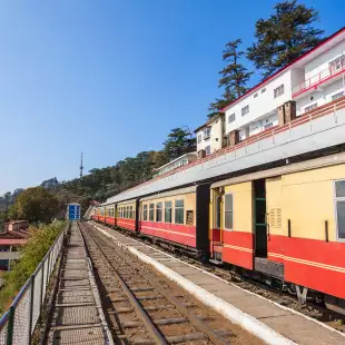 Shimla Railway station in Shimla, Himachal Pradesh, India