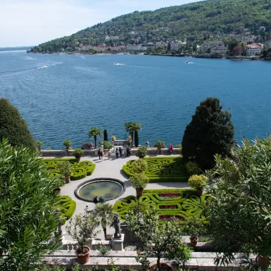 Isola Bella island on Lake Maggiore in Italy