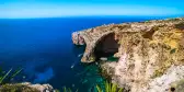 Blue Grotto Malta landmark along the coast