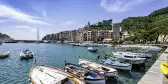 View of Porto Venere harbour, Italy