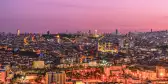 Panoramic Ankara view with Kocatepe Mosque and Atakule