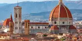 The Brunelleschi Dome with the Tuscany Mountains in the background, Italy