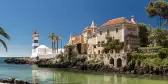 Santa Marta lighthouse and Municipal museum of Cascais, Portugal