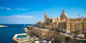 View of Valletta, the capital of Malta, dockside