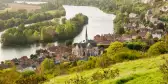 Les Andelys commune, an old Norman village located in northern French, Normandy