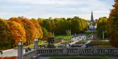 Vigeland Park during Autumn in Oslo, Norway