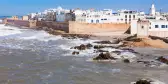 Essaouira coastline and Ramparts in Essaouira, Morocco.