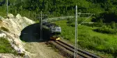 Railway between Flam and Myrdal in Norway