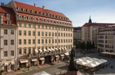 Exterior of Hotel Steigenberger de Saxe in Dresden, Germany