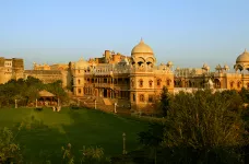 Exterior view of Khimsar Fort in Khimsar, India