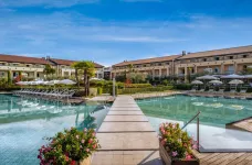 Outdoor Thermae & Spa at the Hotel Caesius in Bardolino, Italy