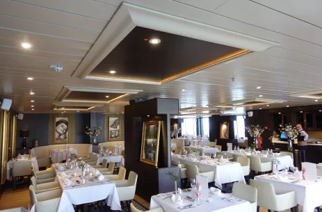 The Smoked Olive restaurant aboard the Celestyal Journey ship