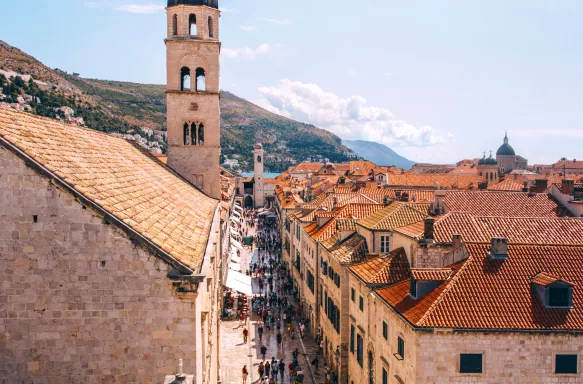 A view of the Old City of Dubrovnik, Croatia