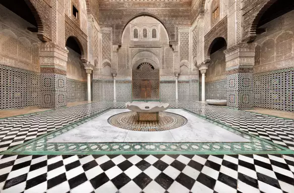 Al-Attarine Madrasa in Fez, Morocco