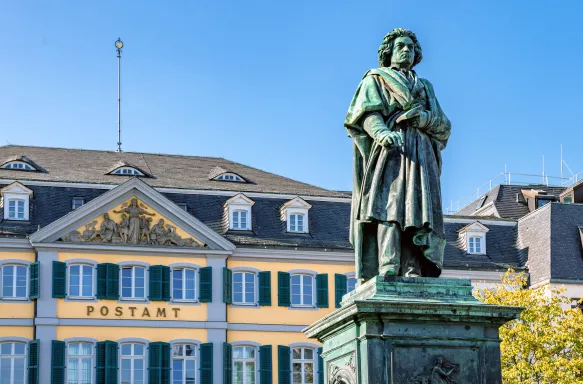 Ludwig van Beethoven statue in Bonn, Germany