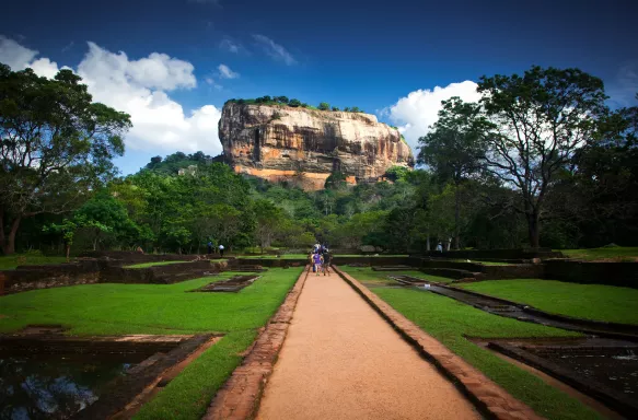 Magnificent rocky fortress, Sigiriya in Sri Lanka