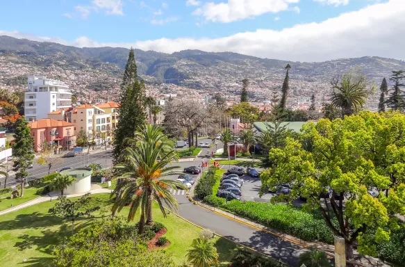 Scenery around Funchal, a city of the portuguese island named Madeira