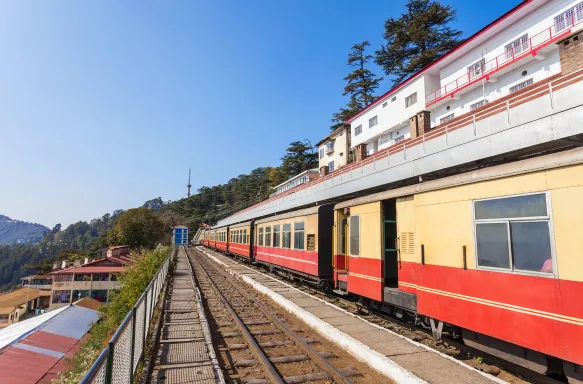 Shimla Railway station in Shimla, Himachal Pradesh, India